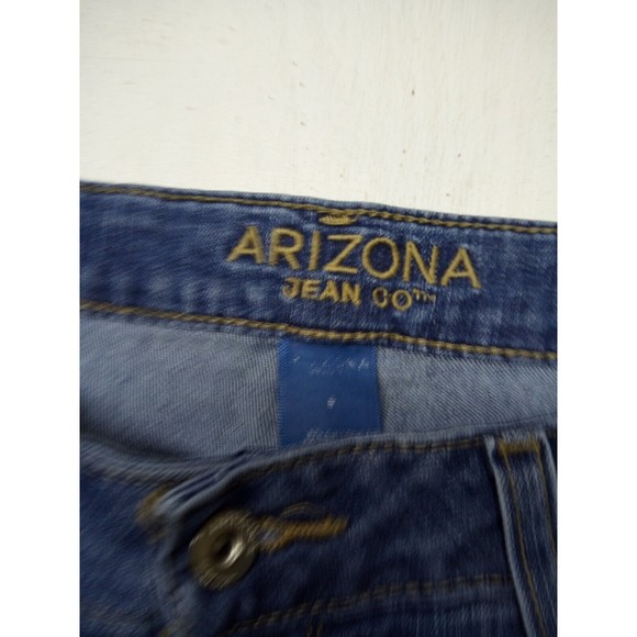 Arizona Jeans Co. Skinny Denim Women's Junior 5 Blue 5-Pocket Dark Jeans - Picture 4 of 5